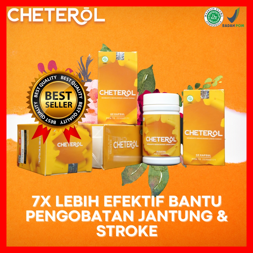 Jual Cheterol Obat Turunkan Kadar Kolesterol Jahat Dalam Darah 100