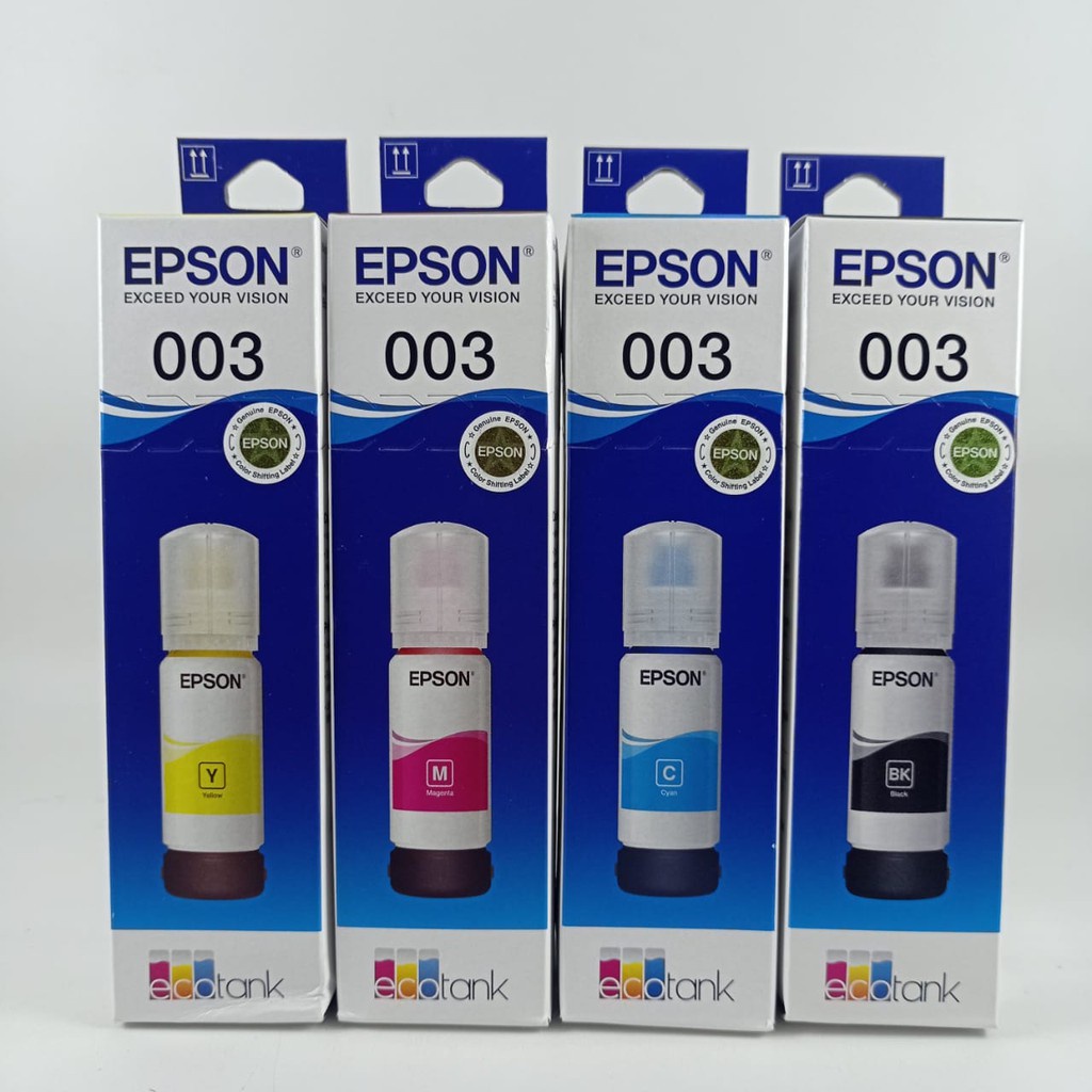 Jual Tinta Epson 003 Bcmy 65ml Original L1110 L3100 L3101 L3110 L3210 L3150 L5190 6001