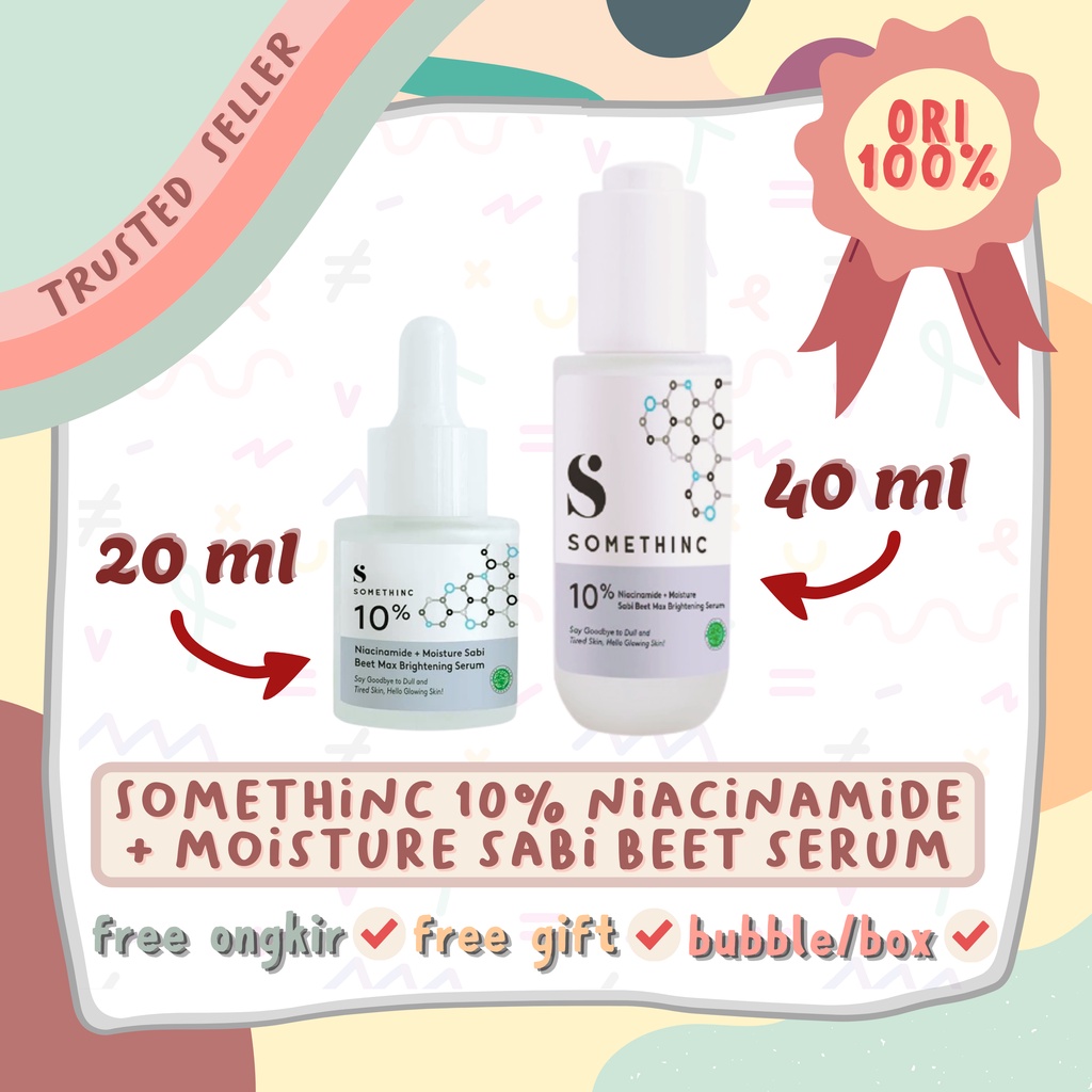 Ulasan Jujur Somethinc Niacinamide + Moisture Sabi Beet Serum