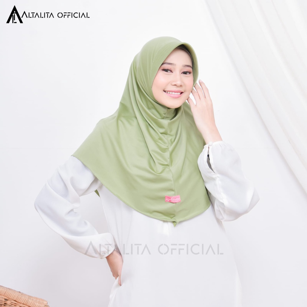 Jual Altalita - Hijab Bergo Hamidah Sport Menutupi Dada Bahan Jersey ...