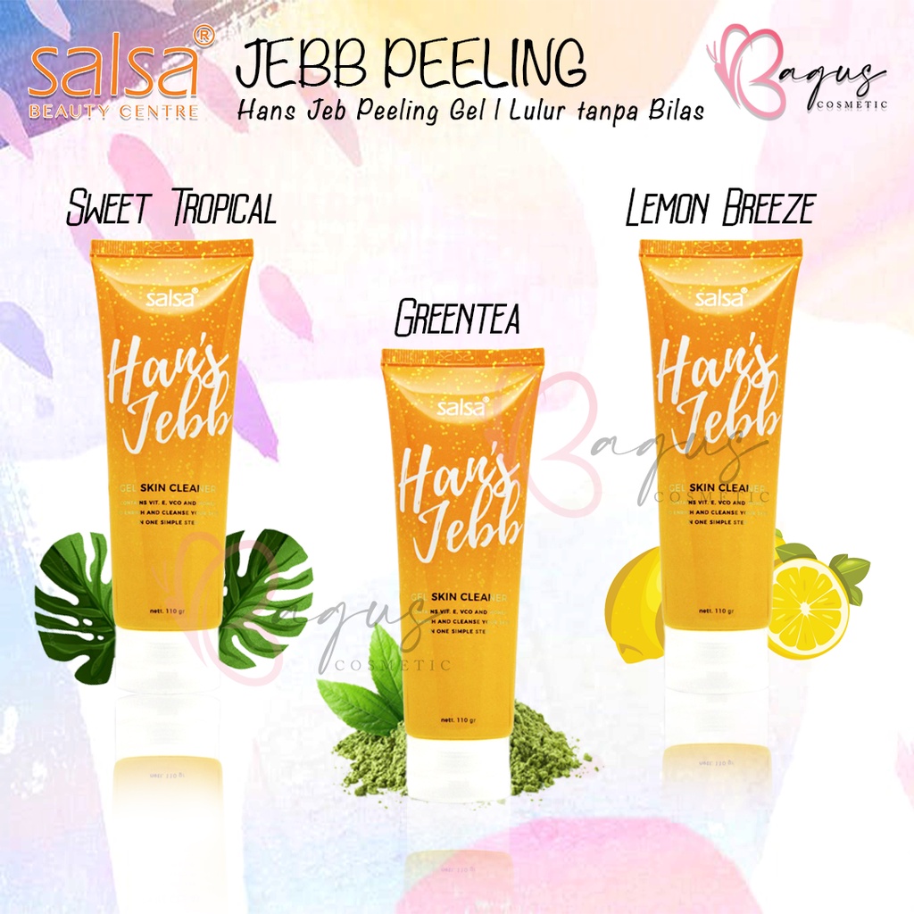 Jual ⭐BAGUS⭐ SALSA HANS JEBB PEELING GEL (Lulur tanpa bilas) Shopee