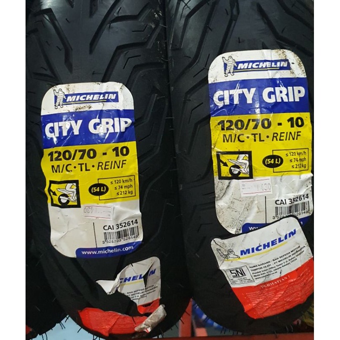 Michelin 120/70-10 54L M+S, Hinterrad, RF | City Grip 2 · Sommer