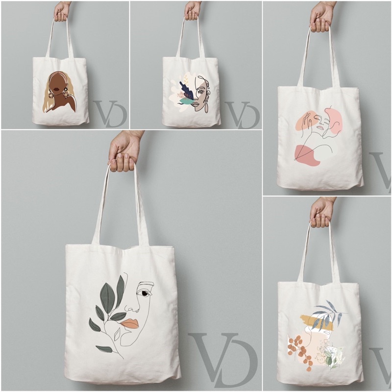 Tote bag best sale aesthetic shopee