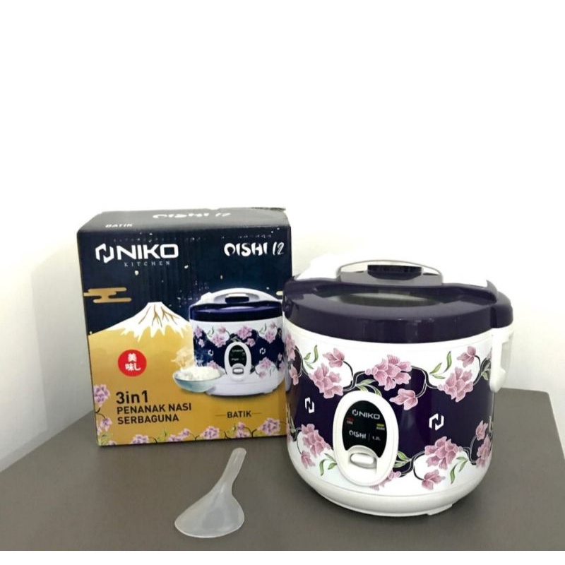 Jual Rice Cooker Oishi Batik 1.2 L OB 12 / rice cooker merek oishi
