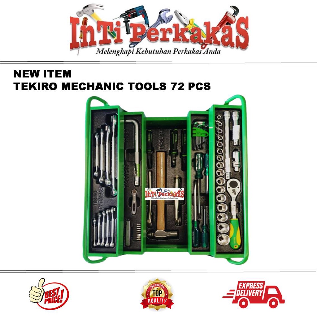 Jual Tekiro Tool Box Set Pcs Kunci Mekanik Set Mechanic Tools Pcs Alat Pertukangan