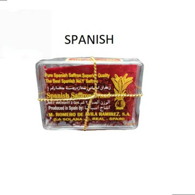 Jual Bunga Saffron Safron Original Import Singapore 100 Spanish 2gr