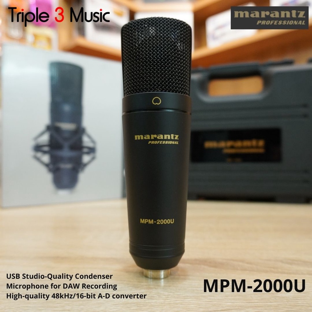 Jual Marantz MPM 2000U Large Diaphragm Microphone Mic USB | Shopee ...