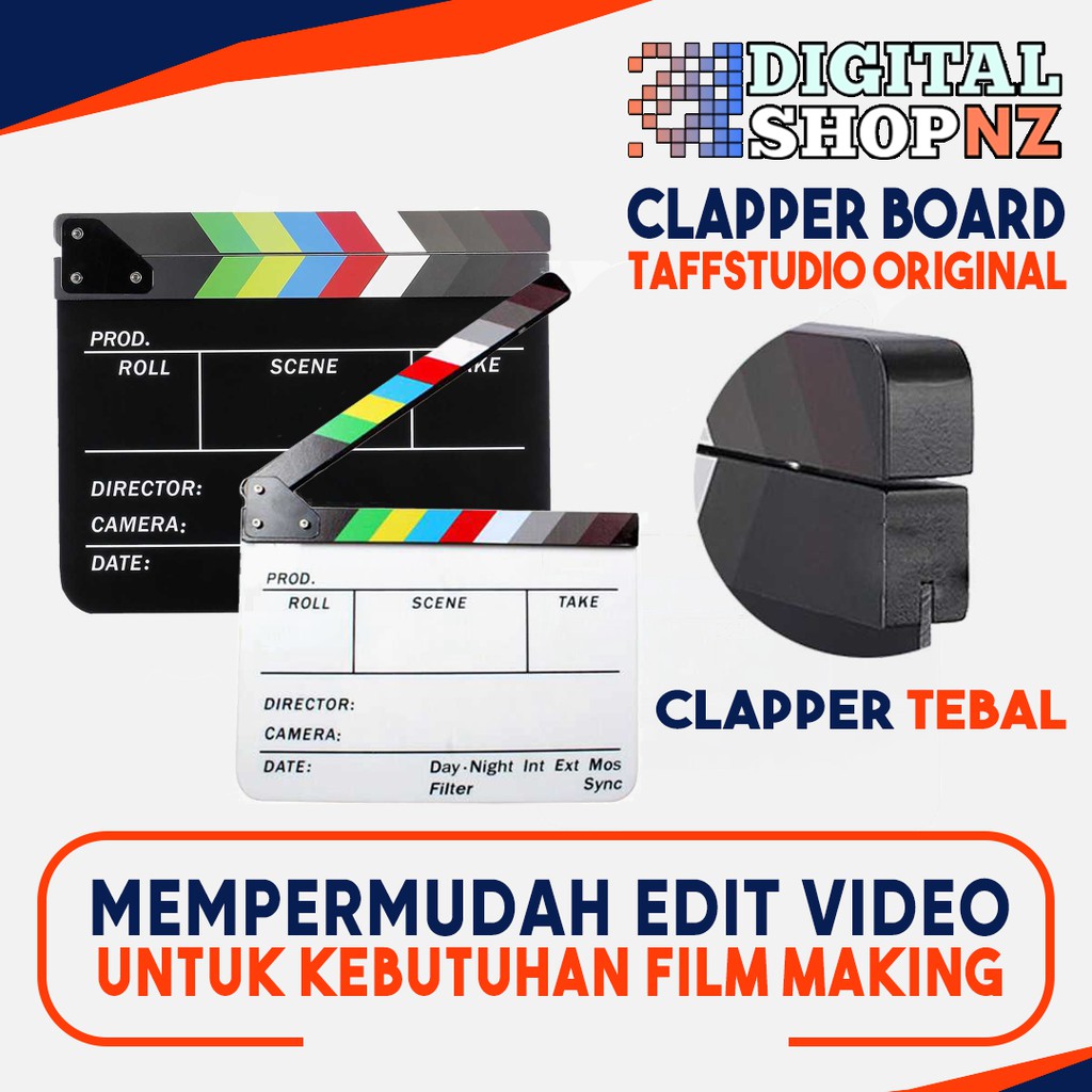 Jual Clapper Professional TaffSTUDIO Original Untuk Shooting Video ...