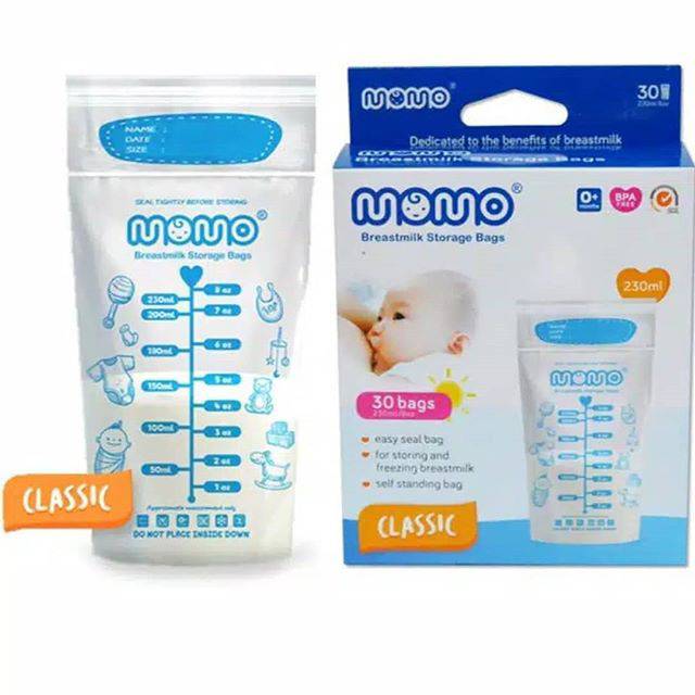 Jual Kantong Asi Momo Ml Momo Breast Milk Storage Shopee Indonesia