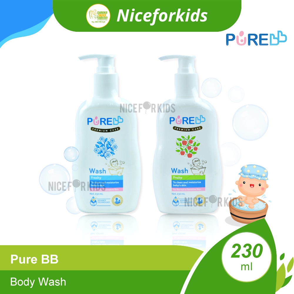 Jual Pure Baby Premium Wash / Pure BB Sabun & Shampo Bayi 230ml ...