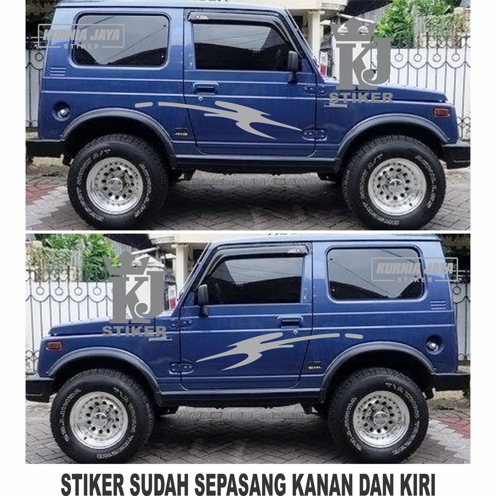 Jual STIKER MOBIL CUTTING STIKER STRIPING MOBIL SUZUKI JIMNY KATANA ...