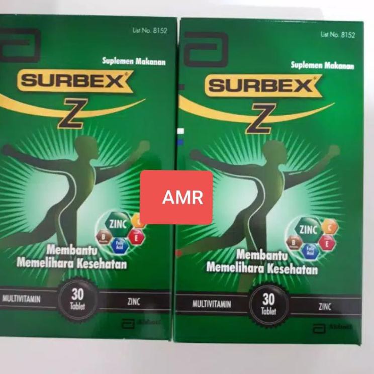 Jual SURBEX Z isi 30 tablet 8F4 | Shopee Indonesia