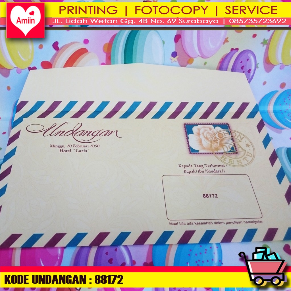 Jual Undangan [Kode : 88172] | Shopee Indonesia