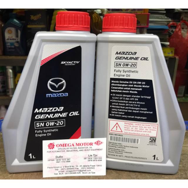 Jual Mazda Genuine Oil 0w-20 original asli 100% 1liter | Shopee Indonesia