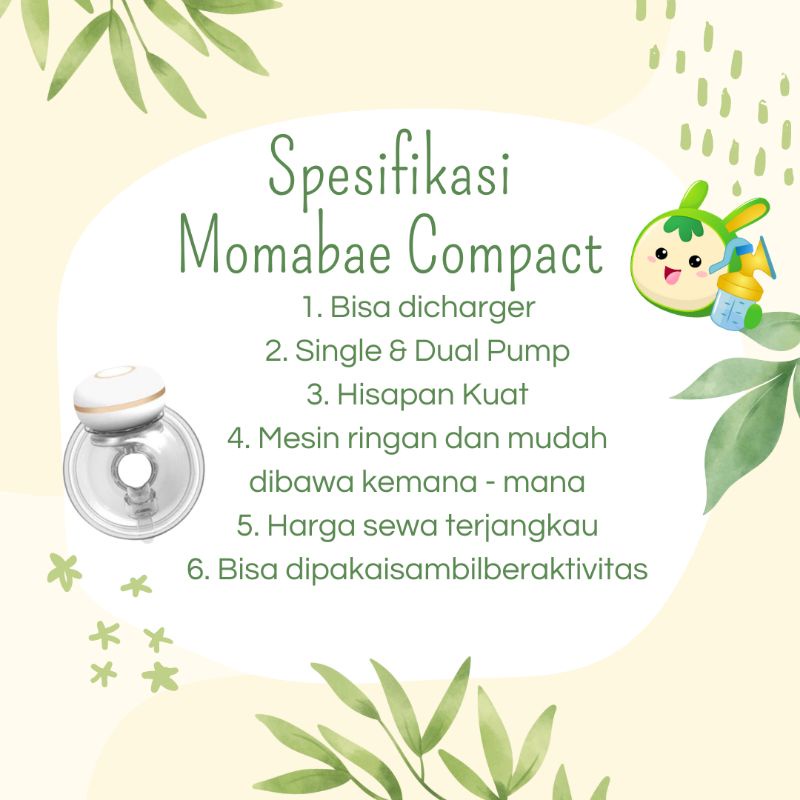 Jual Sewa PompaAsi Momabae Compact Rechargerable | Shopee Indonesia