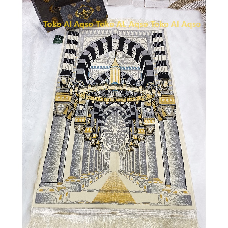 Jual Sajadah Motif Lorong Masjidil Haram/Rawdah | Shopee Indonesia
