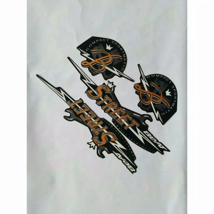 Jual Sticker stripping Beat Street hitam dof | Shopee Indonesia