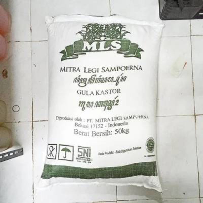 Jual MLS Caster Sugar / Gula Kastor / Gula Castor / Gula Pasir Putih ...