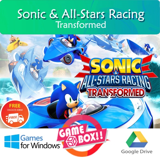 Jual SONIC & ALL-STARS RACING TRANSFORMED - PC LAPTOP GAMES | Shopee ...