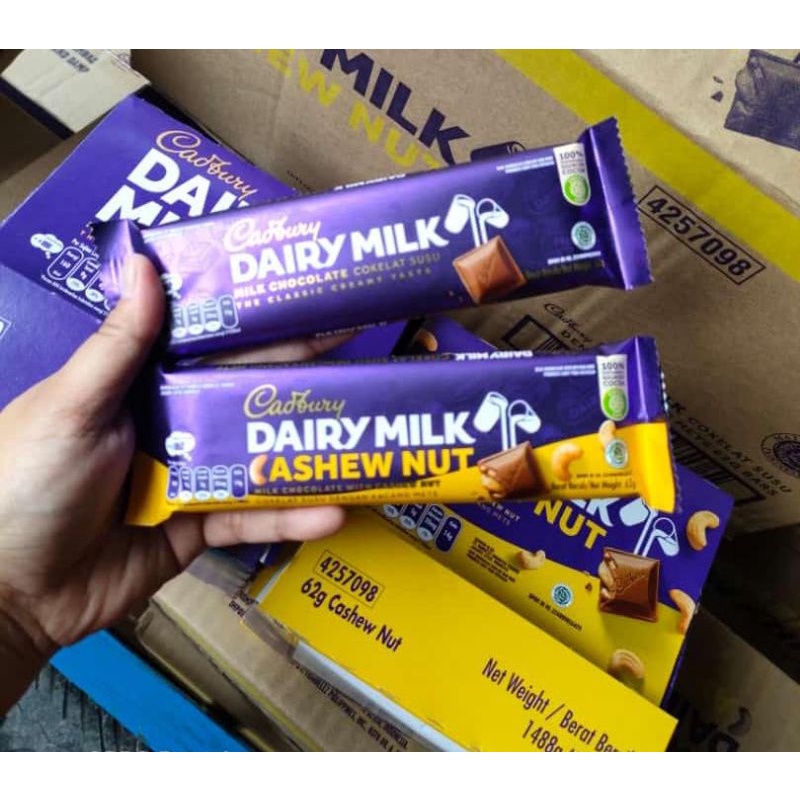 Jual Cokelat CADBURY Dairy Milk 62gr | Shopee Indonesia