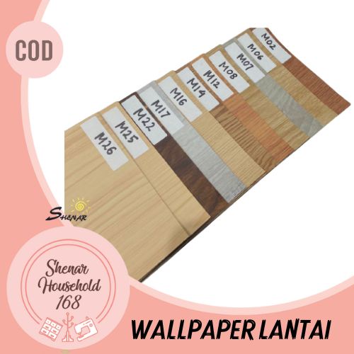 Jual Shenar Wallpaper Lantai Perekat Lantai Vinyl Stiker Vinil Kayu Premium Dengan Lem Lantai