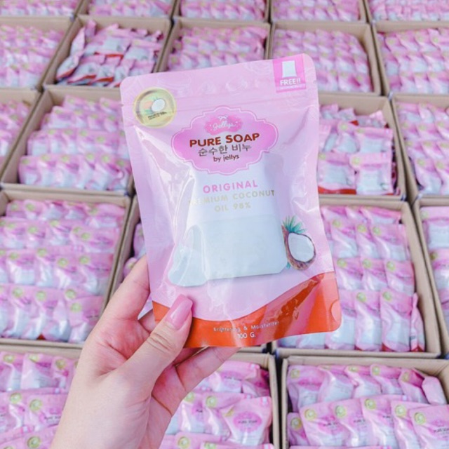 Jual JELLYS PURE SOAP SABUN BATANG THAILAND BPOM APPROVED Shopee