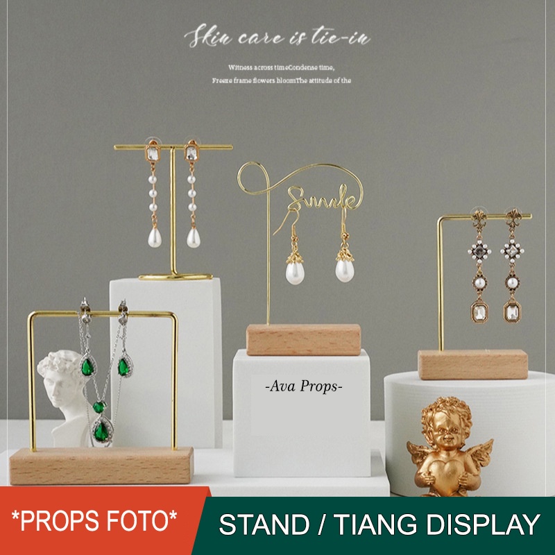 Jual Props Foto Stand Tiang Display Jewelry Perhiasan Anting Alat ...