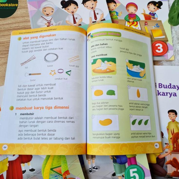 Jual New Stock Seri Buku Kreasi Seni Budaya Dan Prakarya SD Kelas 1 2 3 ...