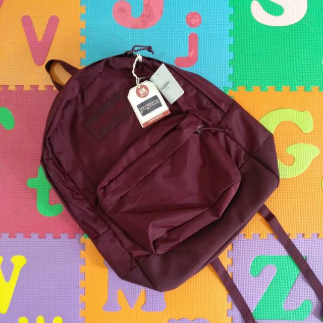 Jual Jansport Mono Superbreak Dried Fig BNWT Shopee Indonesia