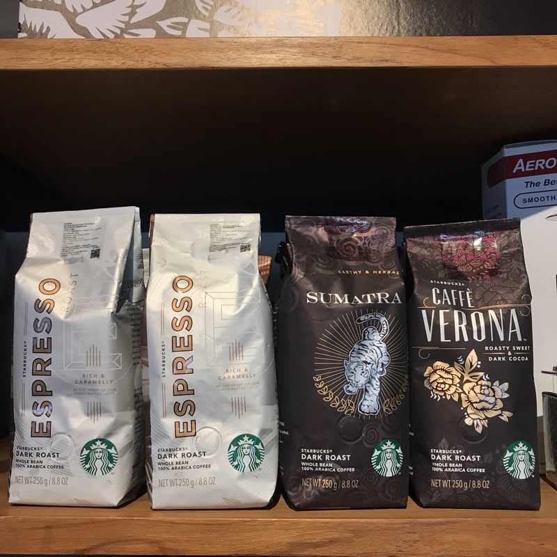 Jual Whole Bean Stabucks Dark Roast Grind Coffee 250gr Espresso