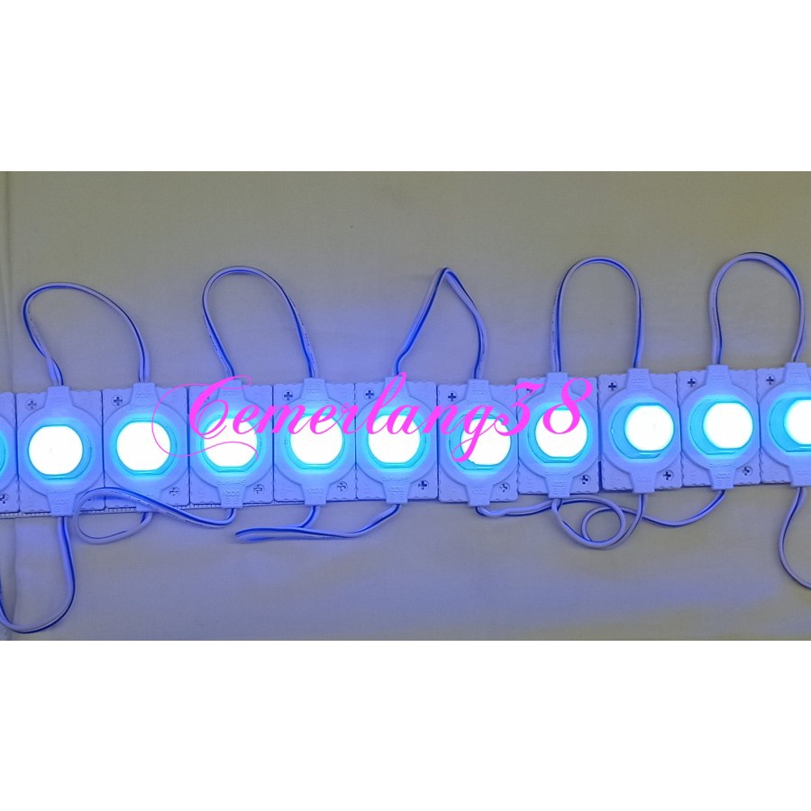 Jual Lampu LED Modul 1.5 Watt 12 Volt / LED Module 1 Mata - BIRU ...