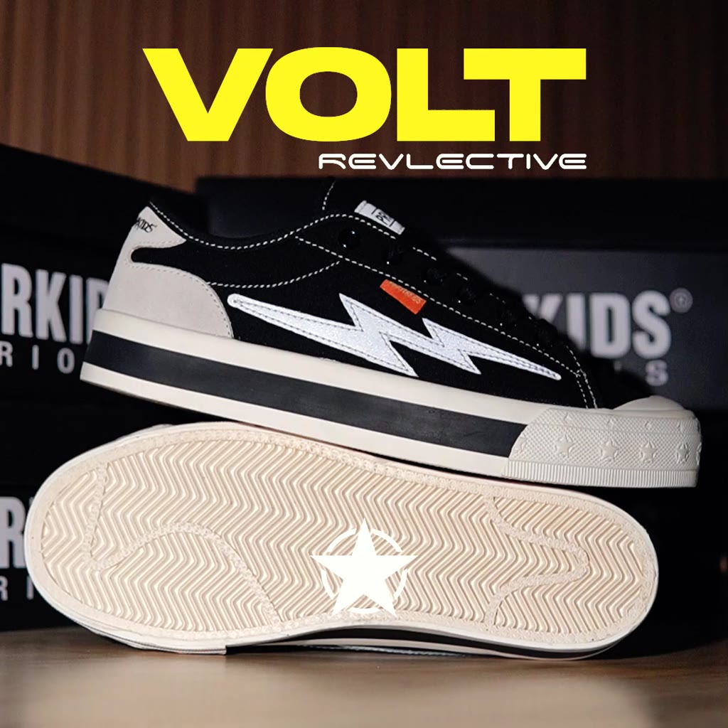 Jual Prayer Kids - Sepatu Unisex Volta Reflective ox Black | Shopee ...
