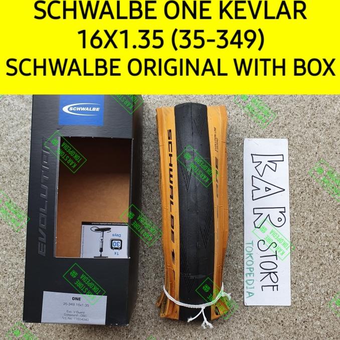 Jual Ban Schwalbe One Tanwall 16 X 1.35 Tan Wall Per Pcs (16 349 / Plus) Shopee Indonesia