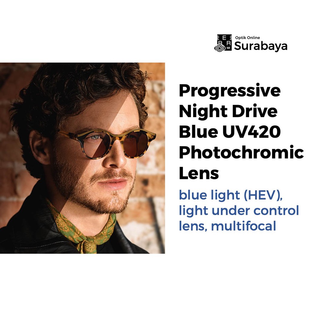 Jual Lensa Progressive Blueray Photochromic | Shopee Indonesia