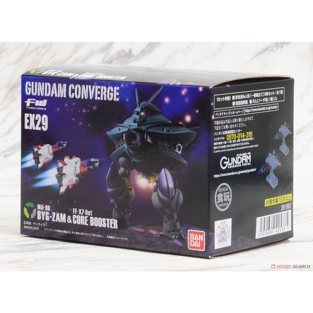 Jual FW Gundam Converge Ex29 Byg-Zam & Core-Booster 42533 | Shopee ...
