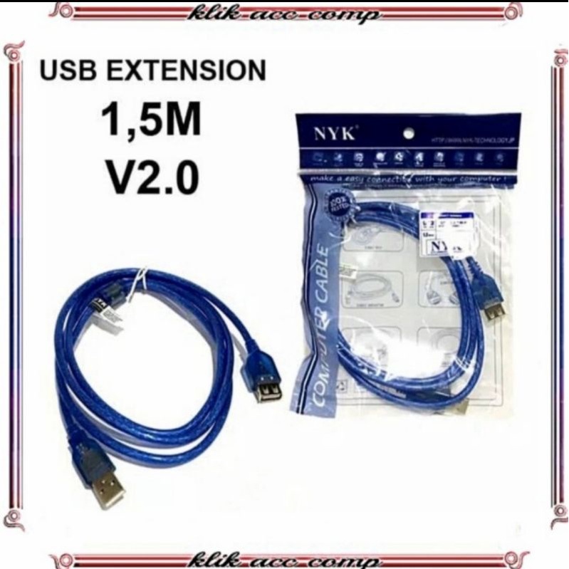 Jual Kabel Usb Extension 15meter Perpanjangan Shopee Indonesia 9732