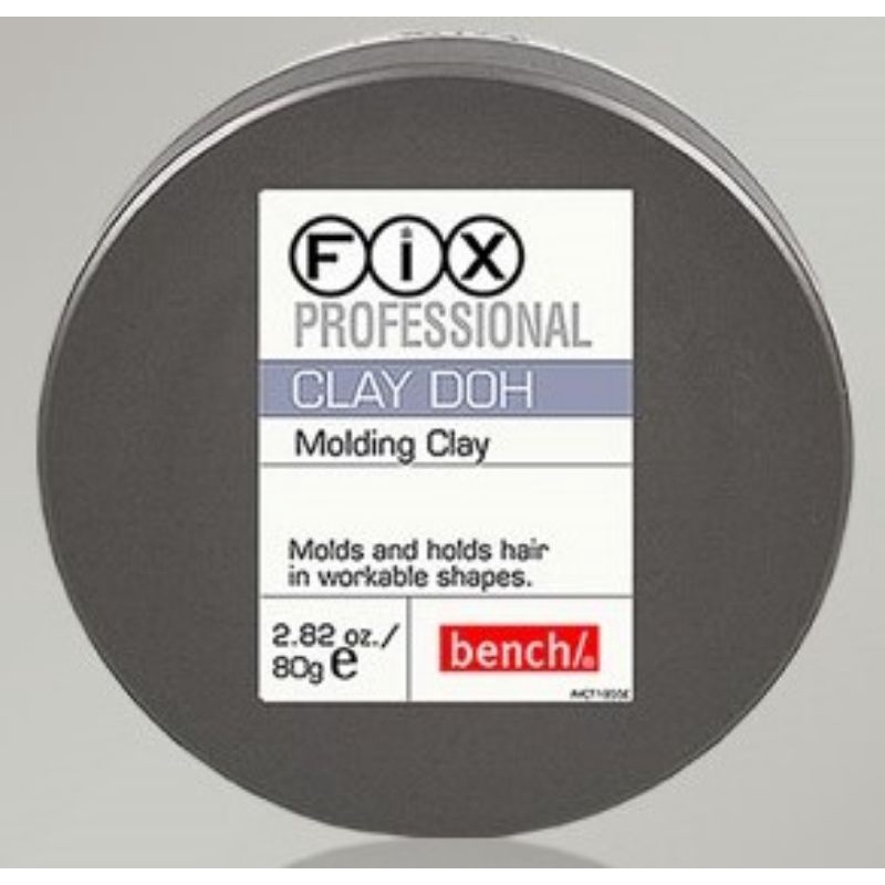 Jual Fix Clay Doh Hair Wax Pomade Matte Hold 80gr Original Import Bench ...
