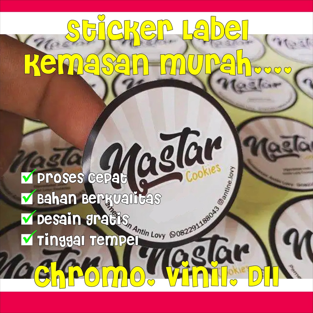 Jual Sticker Label Kemasan Murah | Shopee Indonesia
