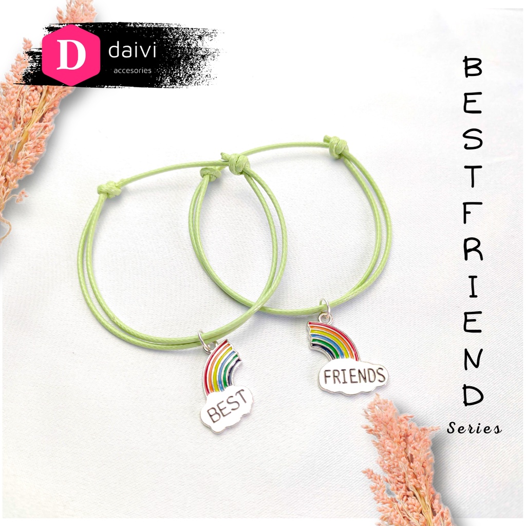 Jual 2pcs Gelang Tangan Couple Magnet Tali Korea Charm Best Friend Sepasang Gelang Bff Untuk Pasangan Bestie Persahabatan Wanita Dewasa Anak Bisa COD Shopee Indonesia
