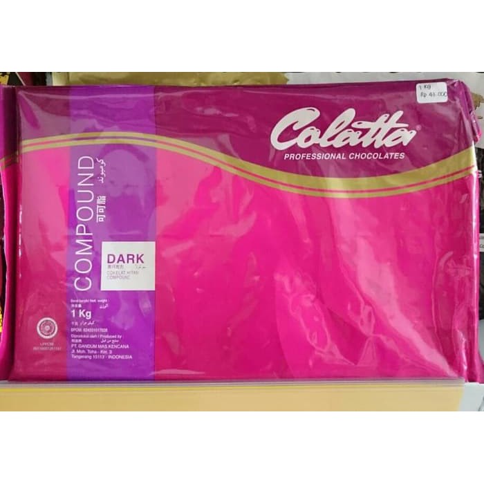 Jual Colatta / Kolata / Colata / Collata Dark Chocolate 1 KG | Shopee ...