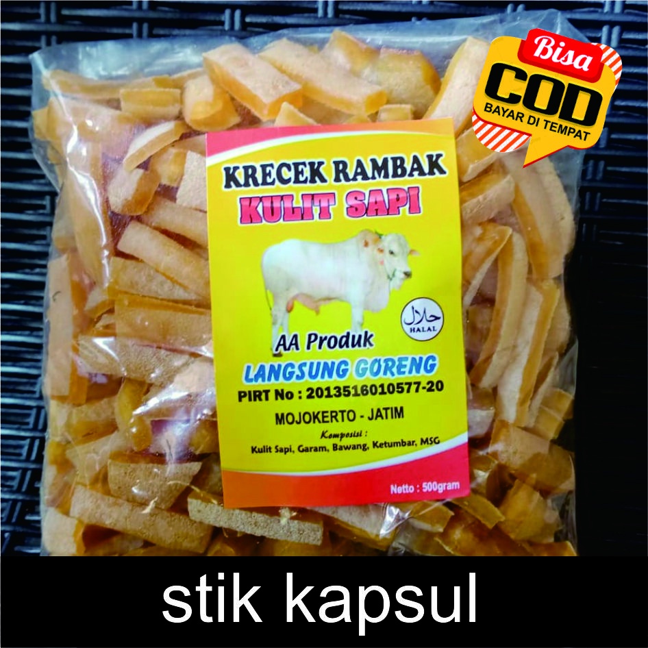 Jual Camilan Diet Dorokdok Kulit Sapi Mentah Kerupuk Kulit Sapi