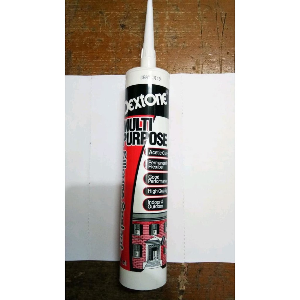 Jual Lem / Sealant Silicone Dextone Warna Gray (abuabu) Shopee Indonesia
