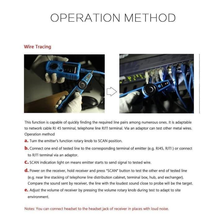 Jual Konektor | Network Wire Tracker Rj45 Rj11 Cable Tester Fwt11 ...