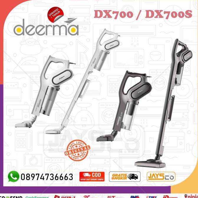 Jual Deerma DX700 DX700S 2in1 Vertical Handheld Vacuum Cleaner