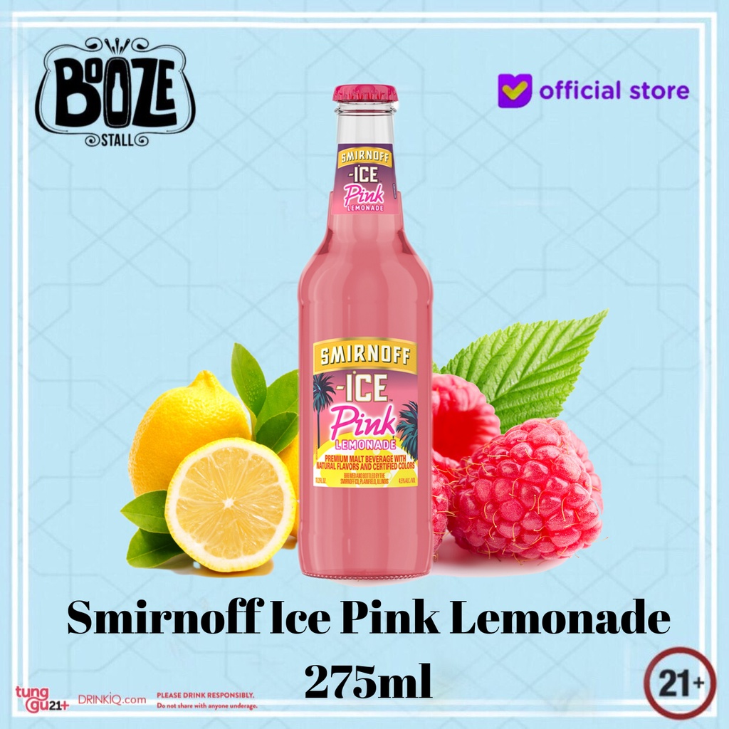 Jual Smirnoff Ice Pink Lemonade 275ml | Shopee Indonesia