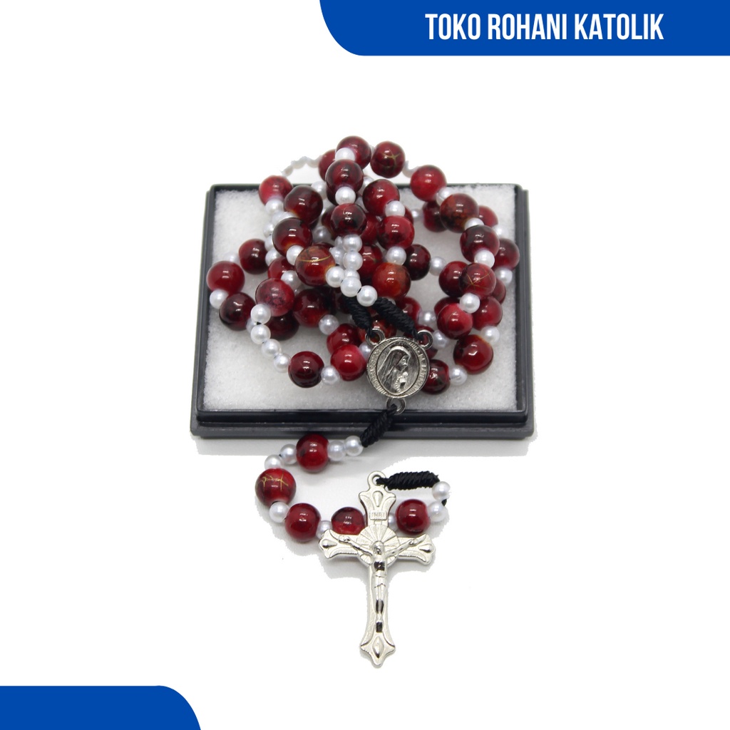 Jual ROSARIO KALUNG BATU ALAM / KALUNG ROSARIO BATU BLOROK MAROON ...