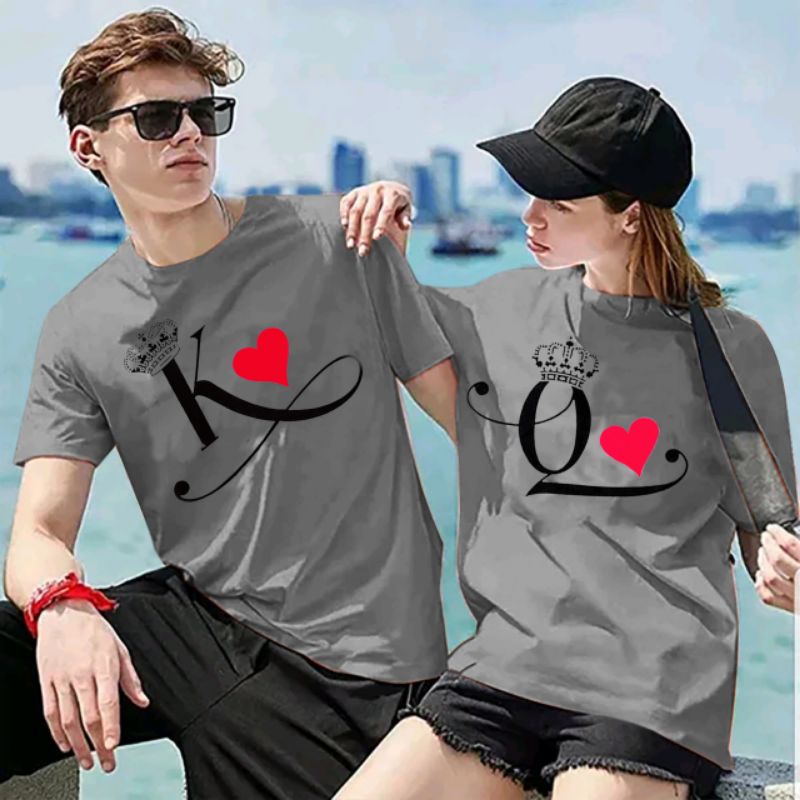 Jual cod baju couple - couple kaos tren kekinian - baju pasangan ...