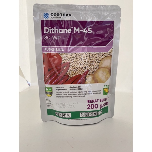 Jual Dhitane M - 45 80 WP 200 Gram Dithane fungisida pembasmi busuk ...
