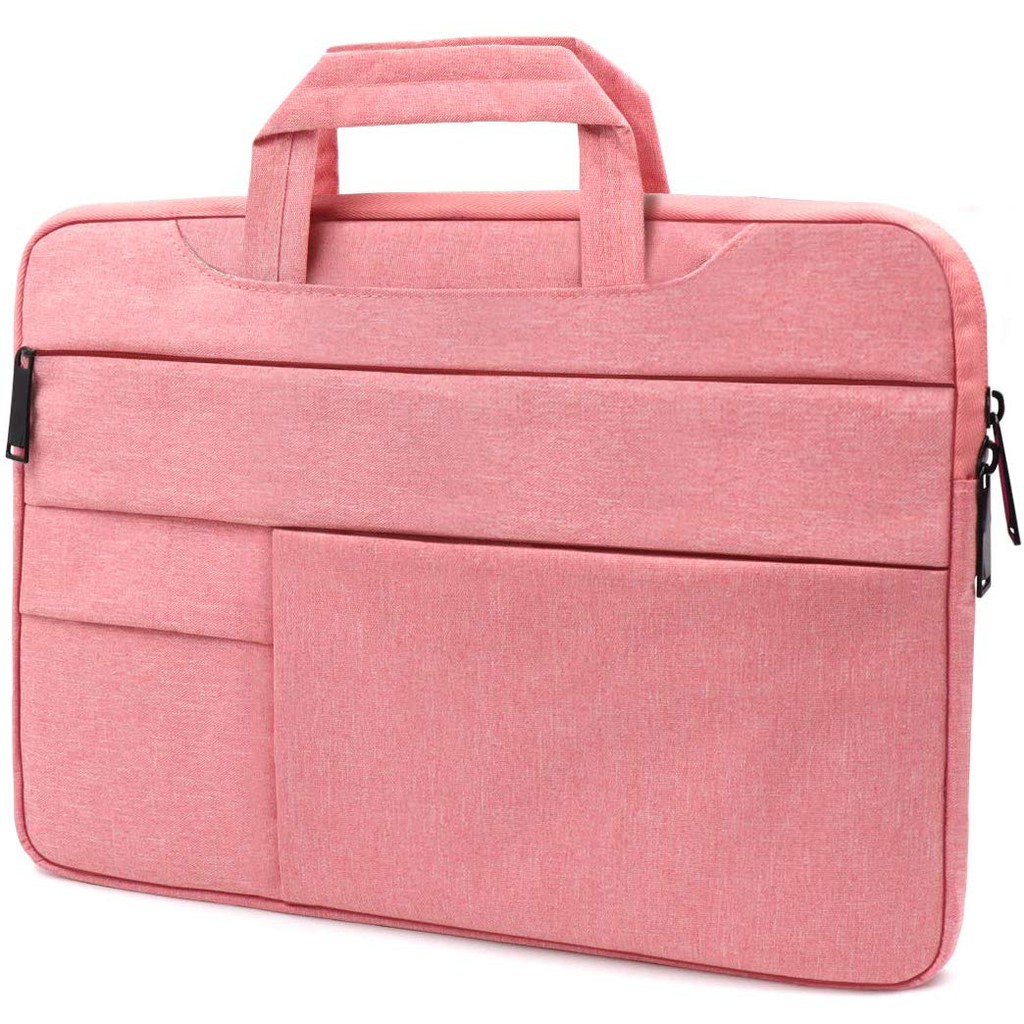 Jual Tas Laptop 15.6 inch ROG Softcase Sleeve Nylon Pocket Handstrap Waterproof Pink Shopee Indonesia
