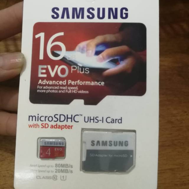 Jual Memory Card plus adaptor Samsung Evo 16gb | Shopee Indonesia